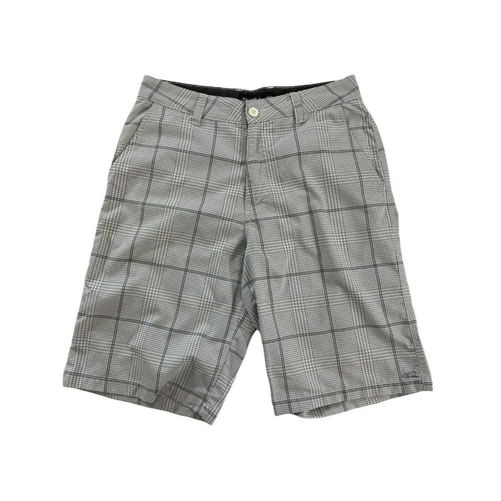 O'Neil Surf Board Gray Plaid Mens‎ Size 30 Shorts 11" Inseam